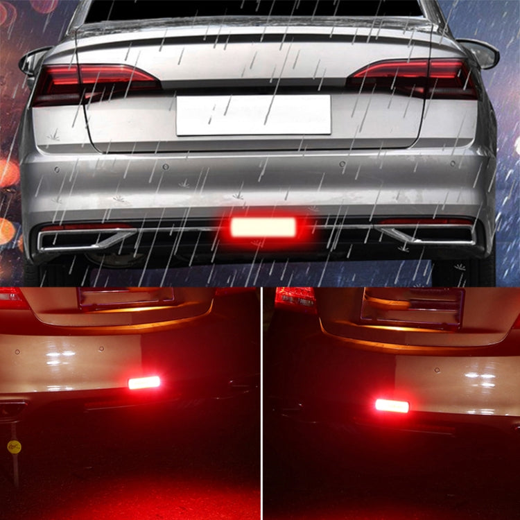 2 PCS Truck modified 40LED Two-color Running Water Turn Signal Light(Red White) - Warning Lights by PMC TechLife | Online Shopping South Africa | PMC TechLife | Buy Now Pay Later Mobicred