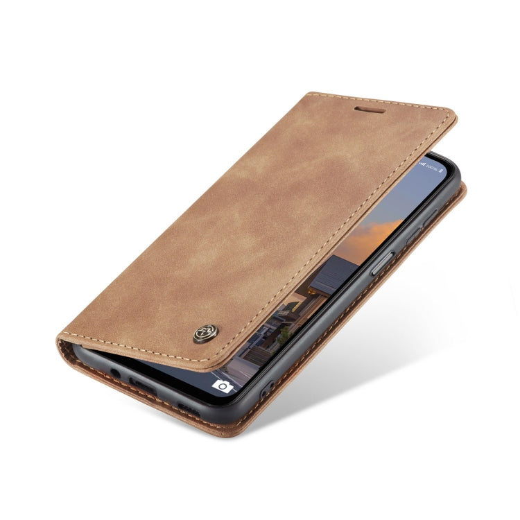 For Samsung Galaxy M53 5G CaseMe 013 Multifunctional Horizontal Flip Leather Phone Case(Brown) - Galaxy Phone Cases by CaseMe | Online Shopping South Africa | PMC Jewellery | Buy Now Pay Later Mobicred