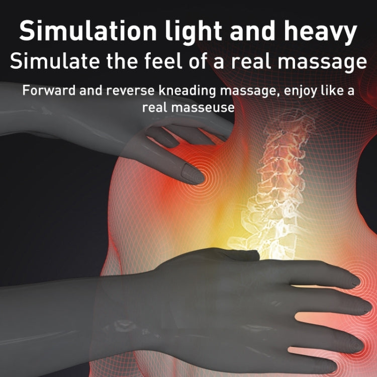 Multifunctional Hot Compress Neck Massager Car Cervical Spine Massage Pillow(Blue Six Keys) - Seat Accessories by PMC TechLife | Online Shopping South Africa | PMC TechLife | Buy Now Pay Later Mobicred