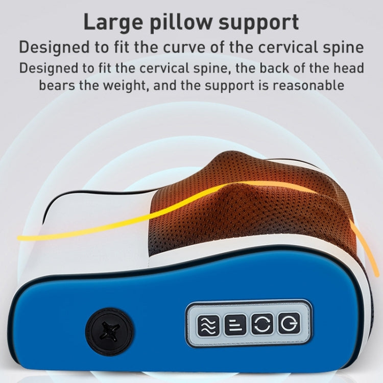 Multifunctional Hot Compress Neck Massager Car Cervical Spine Massage Pillow(Blue Upgrade) - Seat Accessories by PMC TechLife | Online Shopping South Africa | PMC TechLife | Buy Now Pay Later Mobicred