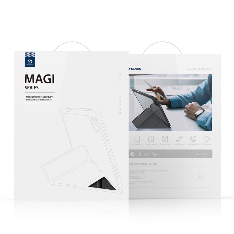 For iPad mini (2021)/mini 6 / mini 7 DUX DUCIS Magi Series Shockproof Tablet Case(Black) - iPad mini 6 Cases by DUX DUCIS | Online Shopping South Africa | PMC Jewellery | Buy Now Pay Later Mobicred