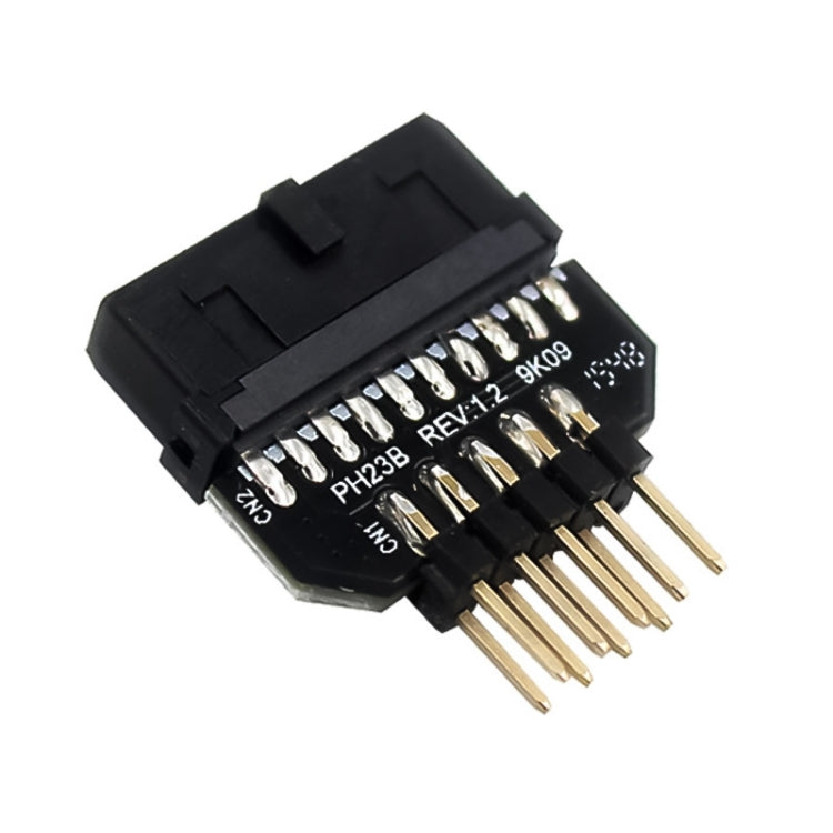 10 PCS Motherboard USB 2.0 9Pin to USB 3.0 19Pin Plug-in Connector Adapter, Model:PH23B - free shipping - PMC Jewellery - Order now!