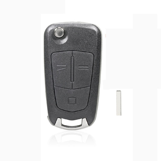 For Opel Car Foldable Blade Key Case with Screw Hole, Style:3-button HU100 without Slot - Remote Car Key by PMC Jewellery | Online Shopping South Africa | PMC Jewellery