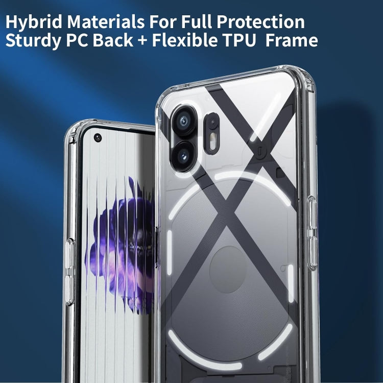 For Nothing Phone 2 All-inclusive Transparent Shockproof Phone Case - More Brand by PMC TechLife | Online Shopping South Africa | PMC TechLife | Buy Now Pay Later Mobicred