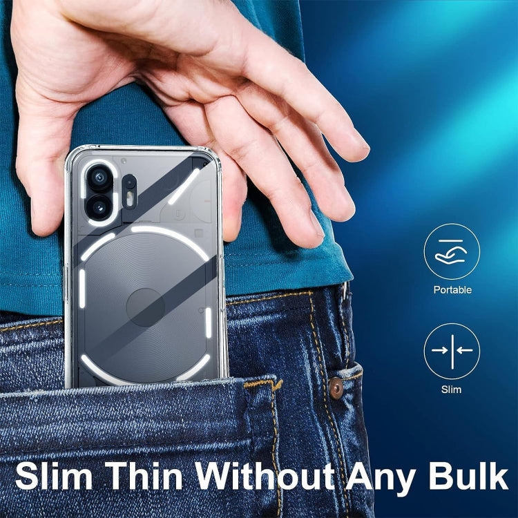 For Nothing Phone 2 All-inclusive Transparent Shockproof Phone Case - More Brand by PMC TechLife | Online Shopping South Africa | PMC TechLife | Buy Now Pay Later Mobicred