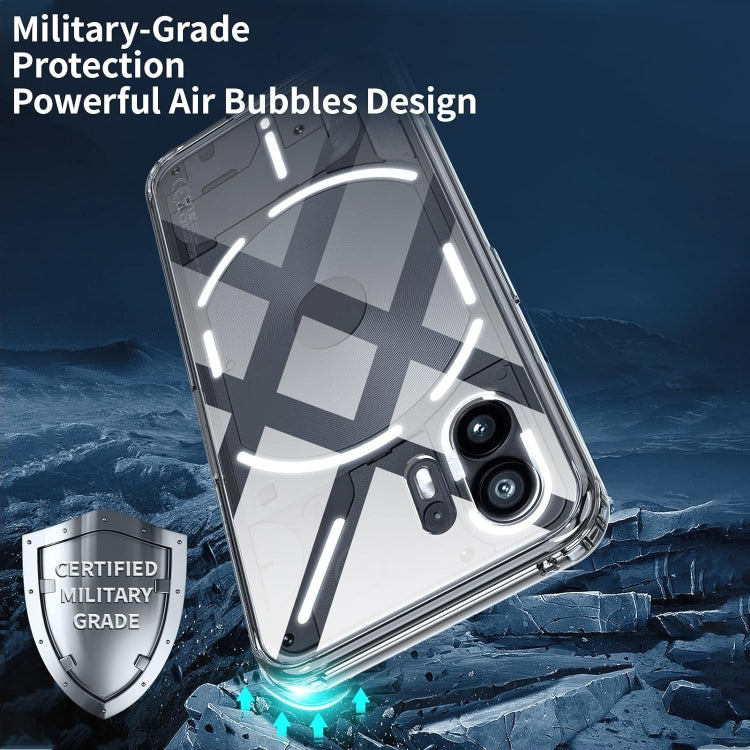 For Nothing Phone 2 All-inclusive Transparent Shockproof Phone Case - More Brand by PMC TechLife | Online Shopping South Africa | PMC TechLife | Buy Now Pay Later Mobicred