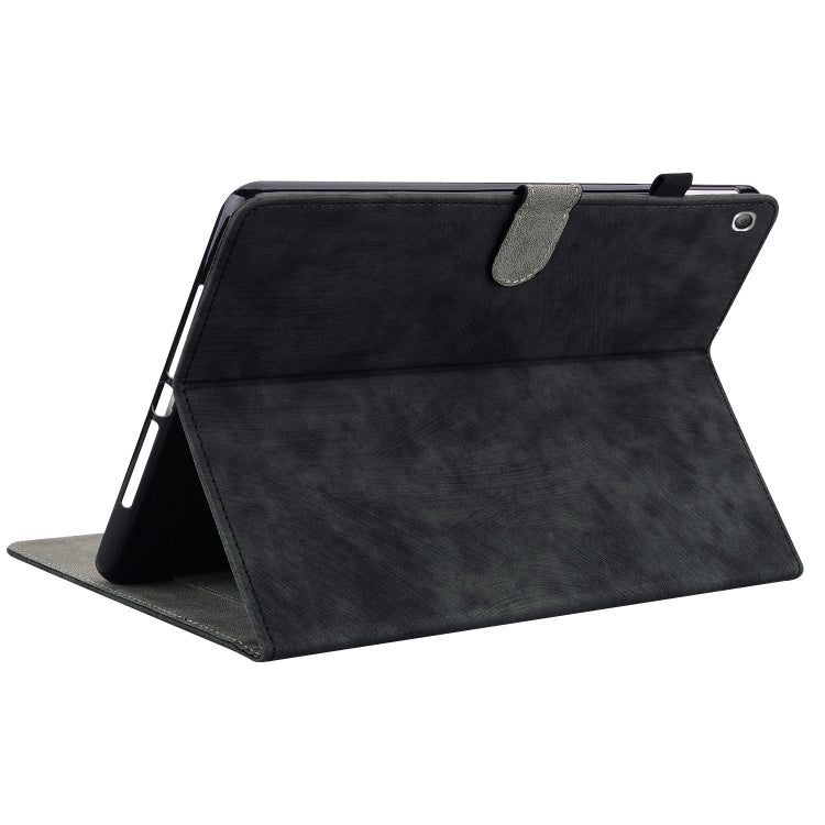 For Amazon Fire HD 8 2015/2016/2017/2018 Tiger Pattern PU Tablet Case(Black) - Amazon by PMC TechLife | Online Shopping South Africa | PMC TechLife | Buy Now Pay Later Mobicred