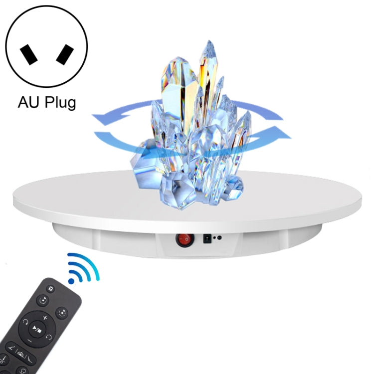 60cm Charging Rotating Display Stand Video Shooting Turntable, Load: 100kg, Power Plug:AU Plug(White) -  by PMC TechLife | Online Shopping South Africa | PMC TechLife | Buy Now Pay Later Mobicred