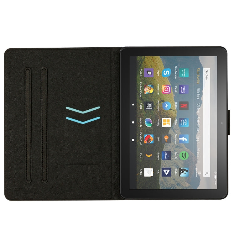 For Amazon Kindle HD 8 2020 Marble Pattern Smart Leather Tablet Case(Green) - Amazon by PMC TechLife | Online Shopping South Africa | PMC TechLife | Buy Now Pay Later Mobicred