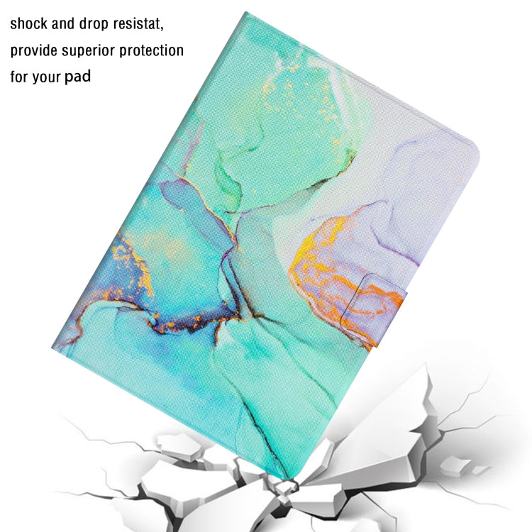 For Amazon Kindle HD 8 2020 Marble Pattern Smart Leather Tablet Case(Green) - Amazon by PMC TechLife | Online Shopping South Africa | PMC TechLife | Buy Now Pay Later Mobicred