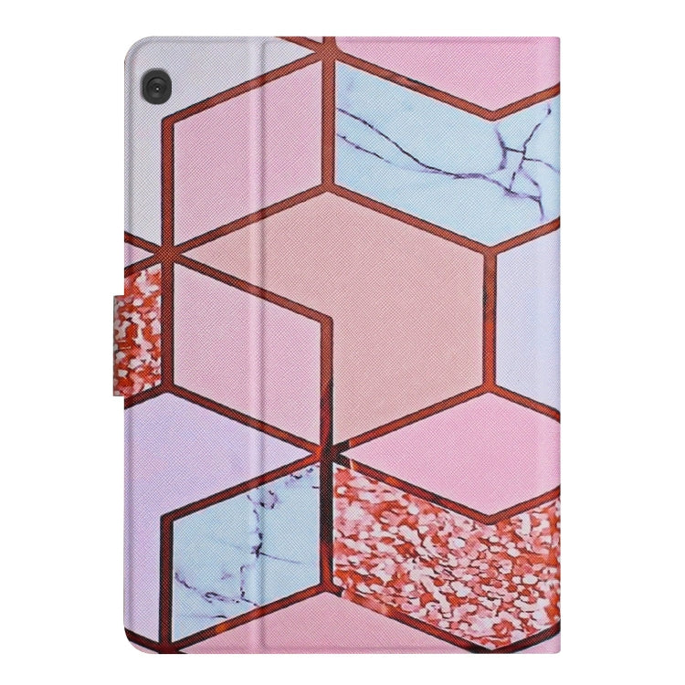 For Lenovo Tab M10 X605F X505 Marble Pattern Smart Leather Tablet Case(Splicing Marble) - Lenovo by PMC TechLife | Online Shopping South Africa | PMC TechLife | Buy Now Pay Later Mobicred