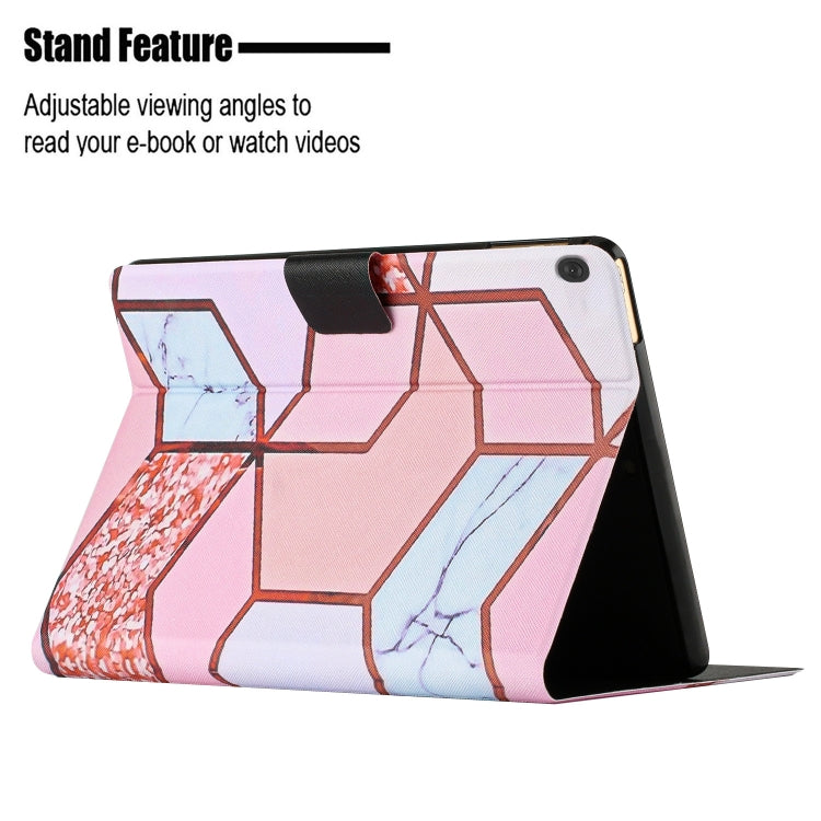 For Lenovo Tab M10 X605F X505 Marble Pattern Smart Leather Tablet Case(Splicing Marble) - Lenovo by PMC TechLife | Online Shopping South Africa | PMC TechLife | Buy Now Pay Later Mobicred