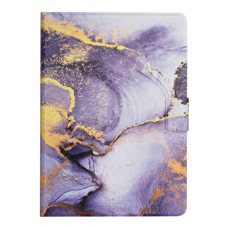 For Lenovo Tab M10 X605F X505 Marble Pattern Smart Leather Tablet Case(Purple) - Lenovo by PMC TechLife | Online Shopping South Africa | PMC TechLife | Buy Now Pay Later Mobicred
