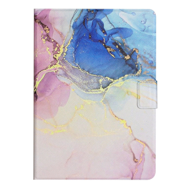 For Lenovo Tab M10 X605F X505 Marble Pattern Smart Leather Tablet Case(Pink Blue) - Lenovo by PMC TechLife | Online Shopping South Africa | PMC TechLife | Buy Now Pay Later Mobicred
