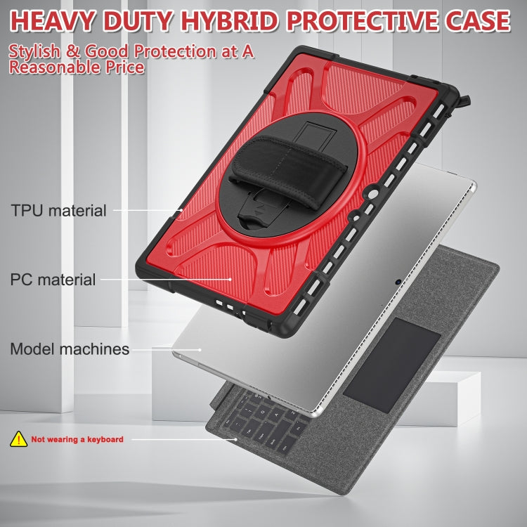 For MicroSoft Surface Pro 8 TPU + PC Tablet Case(Red) - Others by PMC TechLife | Online Shopping South Africa | PMC TechLife | Buy Now Pay Later Mobicred