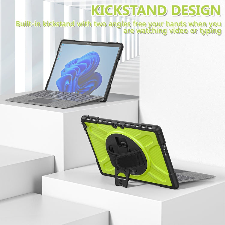 For MicroSoft Surface Pro 8 TPU + PC Tablet Case(Yellow Green) - Others by PMC TechLife | Online Shopping South Africa | PMC TechLife | Buy Now Pay Later Mobicred