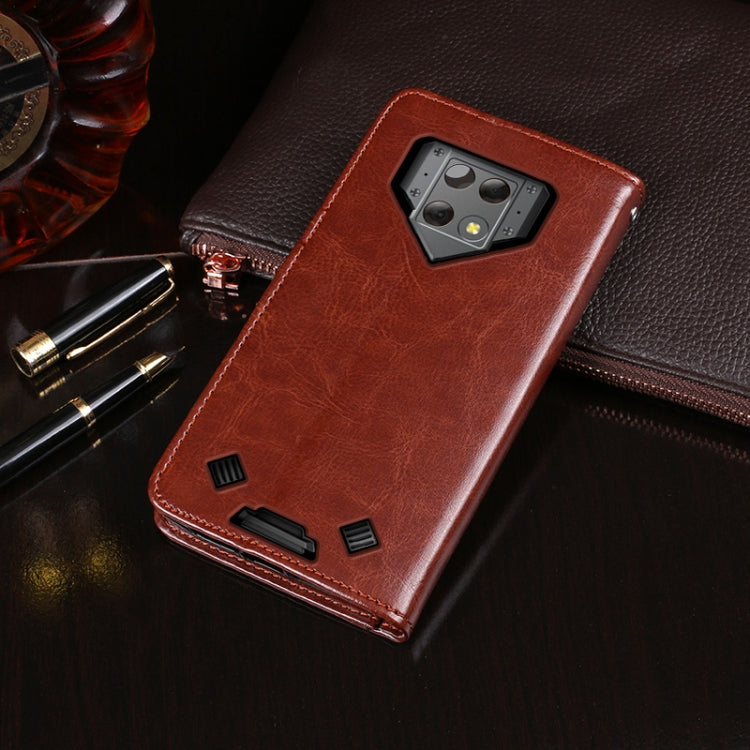 For Blackview BV9800 Pro idewei Crazy Horse Texture Horizontal Flip Leather Case with Holder & Card Slots & Wallet(Sky Blue) - More Brand by idewei | Online Shopping South Africa | PMC TechLife | Buy Now Pay Later Mobicred