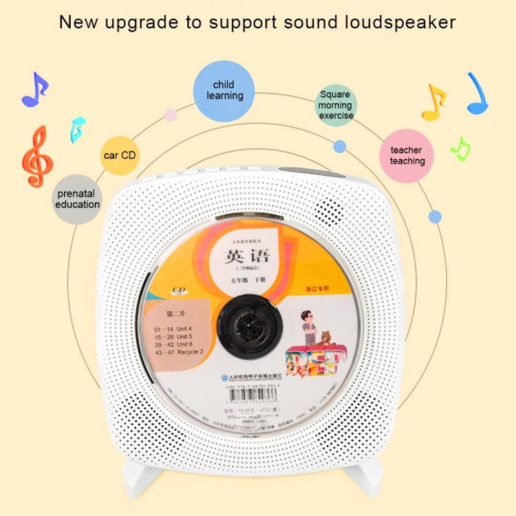 Kecag KC-609 Wall Mounted Home DVD Player Bluetooth CD Player, Specification:CD Version+ Not Connected to TV+ Plug-In Version(Black) - free shipping - PMC Jewellery - Order now!