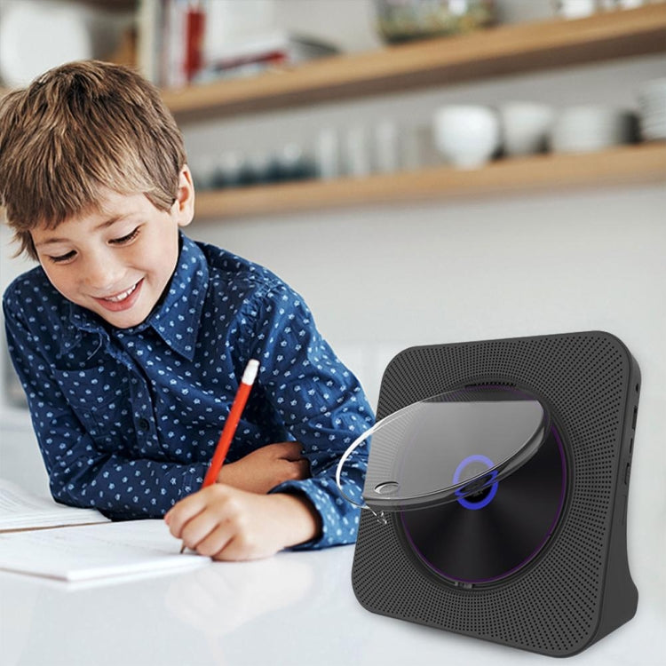 Kecag KC-806 2A Retro Bluetooth Music Disc Album CD Player, Specification:Rechargeable Version(Black) - free shipping - PMC Jewellery - Order now!