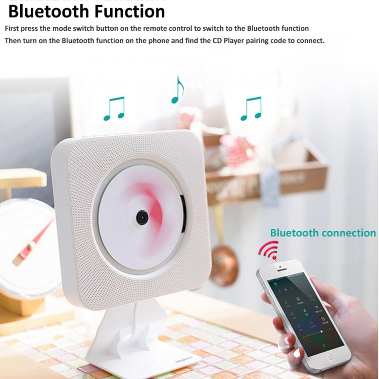 Kecag KC-809 10W Portable Bluetooth Album CD Player Player(Pink) - free shipping - PMC Jewellery - Order now!