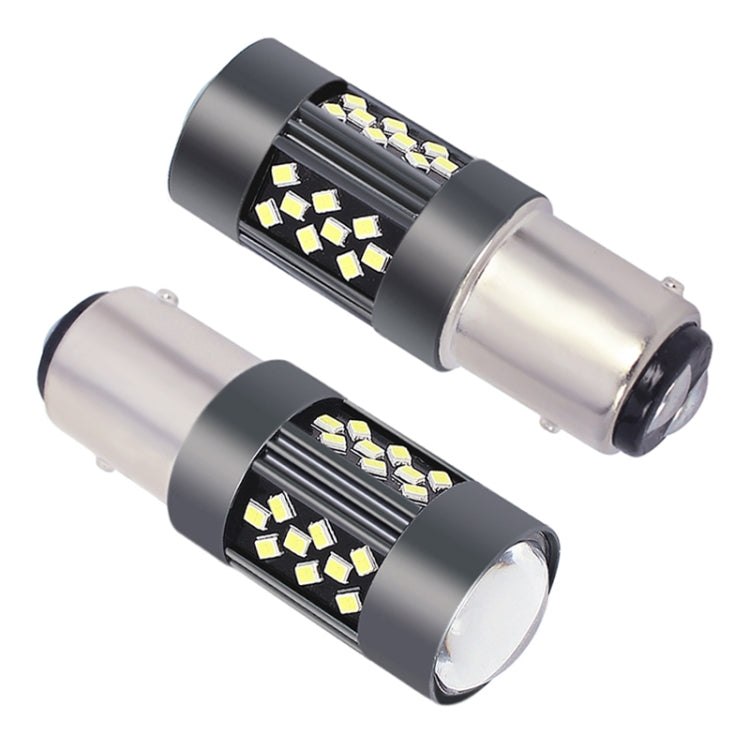 1 Pair 1157 12V 7W Continuous Car LED Fog Light(Red Light) - Fog / Driving Lights by PMC TechLife | Online Shopping South Africa | PMC TechLife | Buy Now Pay Later Mobicred