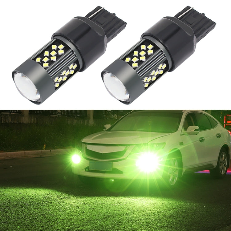 1 Pair 7440 12V 7W Continuous Car LED Fog Light(Lime Light) - Fog / Driving Lights by PMC Jewellery | Online Shopping South Africa | PMC Jewellery | Buy Now Pay Later Mobicred