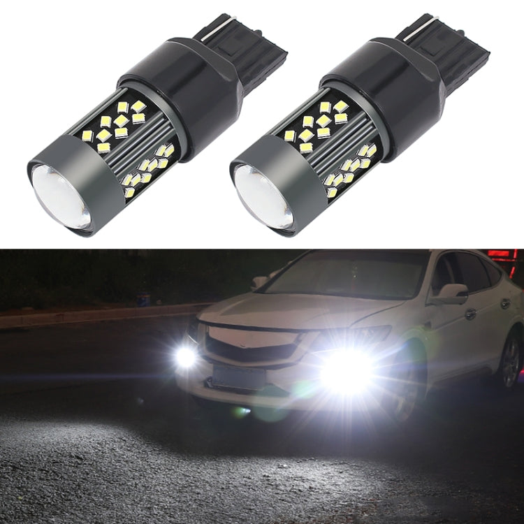 1 Pair 7443 12V 7W Strobe Car LED Fog Light(White Light) - Fog / Driving Lights by PMC Jewellery | Online Shopping South Africa | PMC Jewellery | Buy Now Pay Later Mobicred