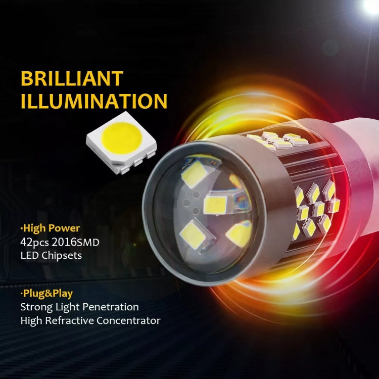 1 Pair H7 12V 7W Strobe Car LED Fog Light(Red Light) - Fog / Driving Lights by PMC TechLife | Online Shopping South Africa | PMC TechLife | Buy Now Pay Later Mobicred