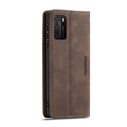 For Huawei P40 CaseMe-013 Multifunctional Horizontal Flip Leather Case with Card Slot & Holder & Wallet(Coffee) - Huawei Cases by CaseMe | Online Shopping South Africa | PMC Jewellery | Buy Now Pay Later Mobicred