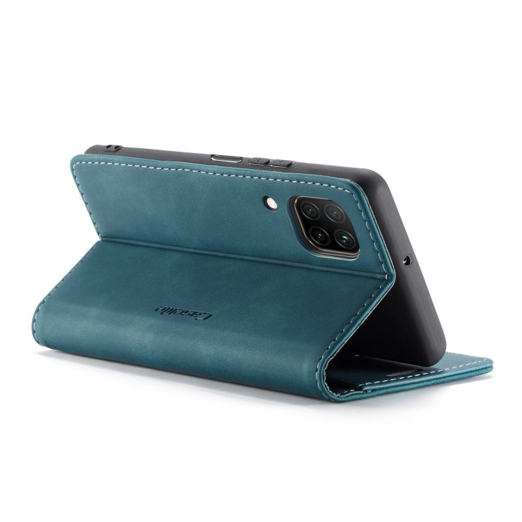 For Huawei P40 Lite CaseMe-013 Multifunctional Horizontal Flip Leather Case with Card Slot & Holder & Wallet(Blue) - Huawei Cases by CaseMe | Online Shopping South Africa | PMC Jewellery | Buy Now Pay Later Mobicred