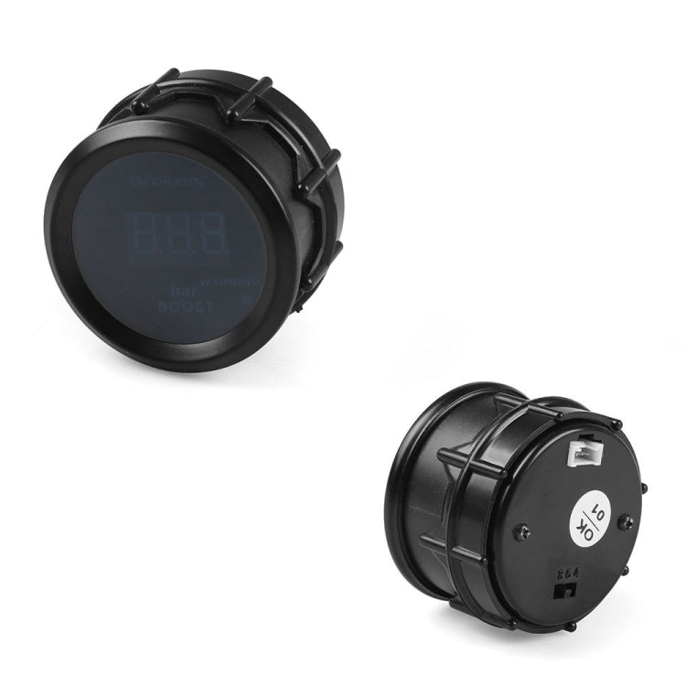 Car Modified 12V Universal 52mm Blue Light Digital Display Meter, Style:Turbo Boost Gauge PSI - Car Modification by PMC TechLife | Online Shopping South Africa | PMC TechLife | Buy Now Pay Later Mobicred