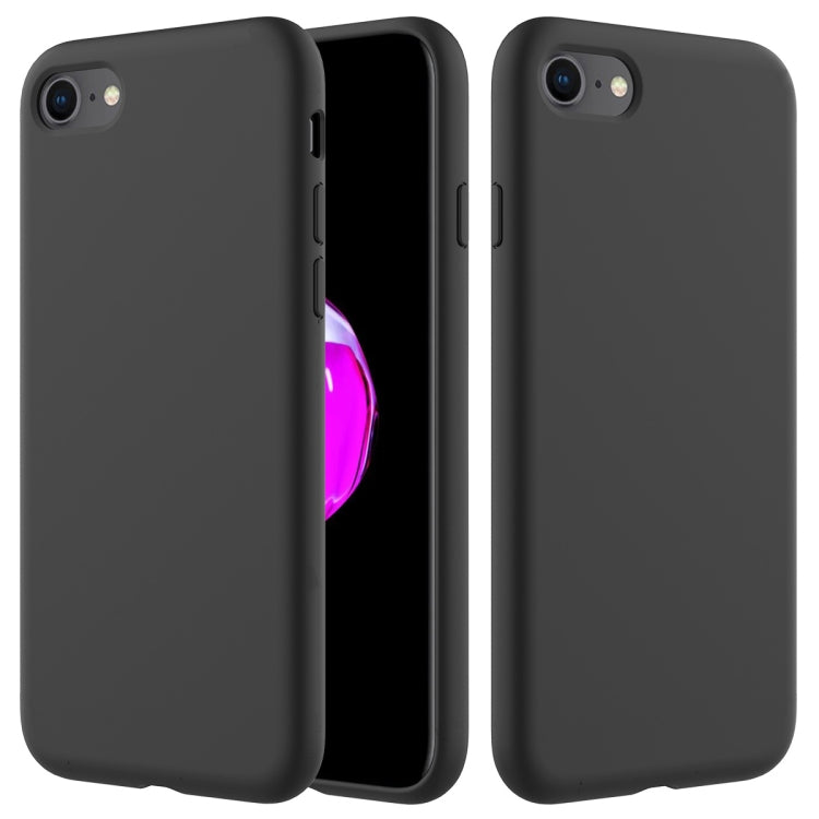 For iPhone SE 2022 / SE 2020 Shockproof Full Coverage Silicone Soft Protective Case(Black) - free shipping - PMC TechLife - Order now!
