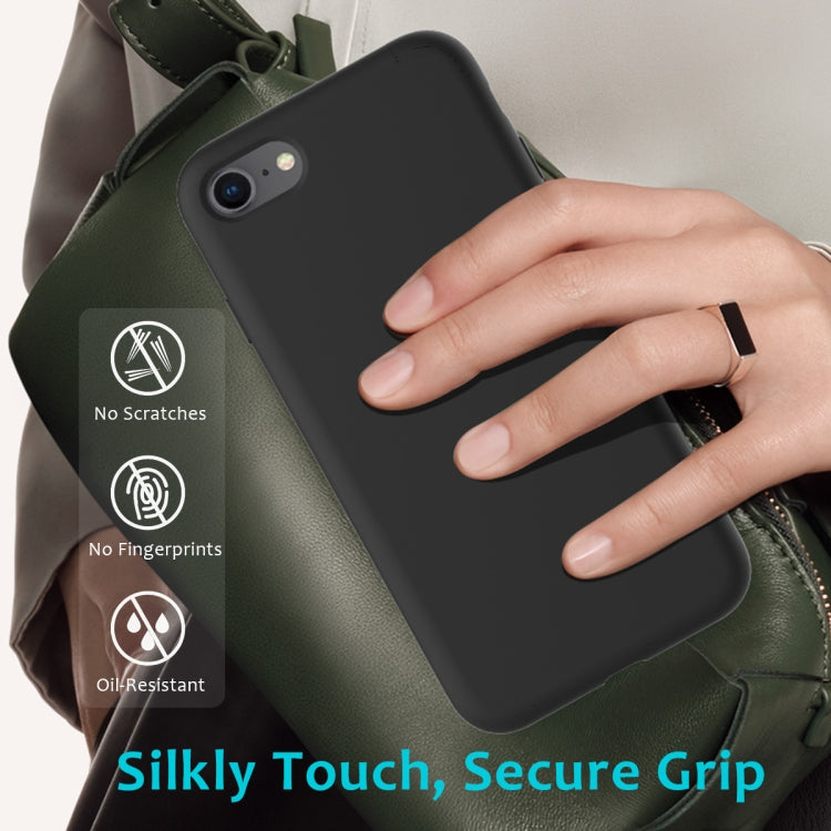 For iPhone SE 2022 / SE 2020 Shockproof Full Coverage Silicone Soft Protective Case(Black) - free shipping - PMC TechLife - Order now!