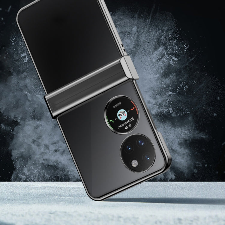 For Huawei P50 Pocket Electroplating PC Full Coverage Shockproof Phone Case(Gold) - Huawei Cases by PMC TechLife | Online Shopping South Africa | PMC TechLife | Buy Now Pay Later Mobicred