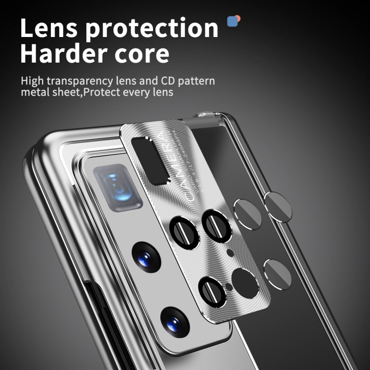 For Huawei Mate X2 Aluminum Alloy Double Hinge Shockproof Phone Protective Case(Silver) - Huawei Cases by PMC TechLife | Online Shopping South Africa | PMC TechLife | Buy Now Pay Later Mobicred