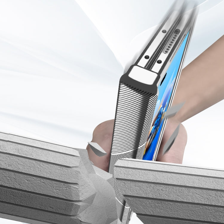 For Huawei Mate X2 Magnetic Hinges Plating Phone Case with Holder(Silver) - Huawei Cases by PMC TechLife | Online Shopping South Africa | PMC TechLife | Buy Now Pay Later Mobicred