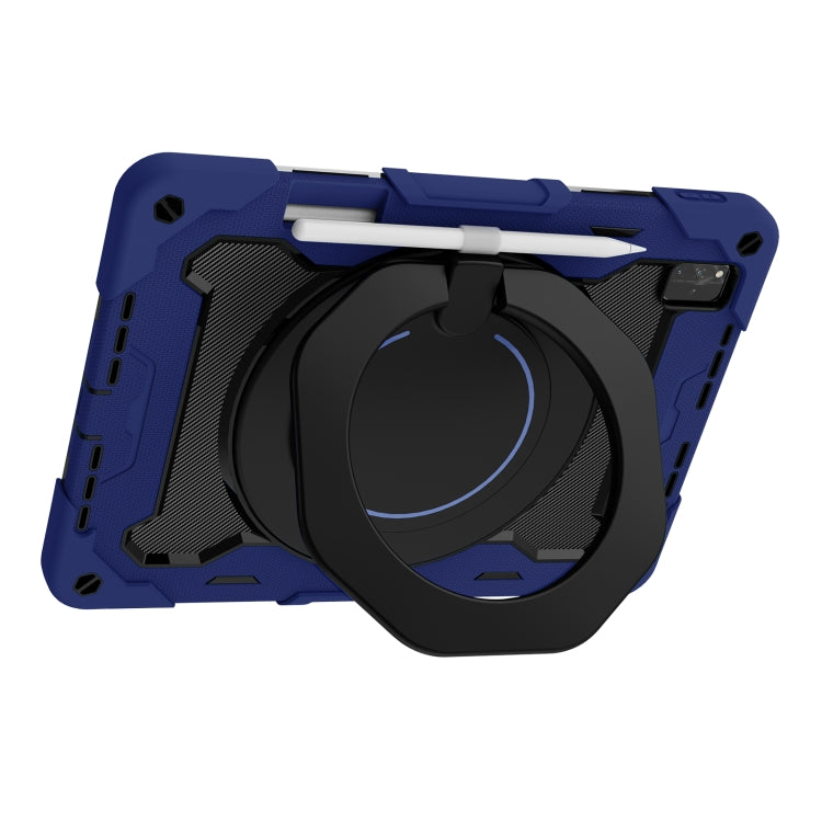 For Huawei MatePad Pro 12.6 2021 Armor Contrast Color Silicone + PC Tablet Case(Navy Blue) - Huawei by PMC TechLife | Online Shopping South Africa | PMC TechLife | Buy Now Pay Later Mobicred