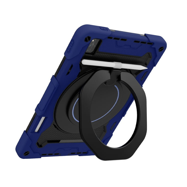 For Huawei MatePad Pro 12.6 2021 Armor Contrast Color Silicone + PC Tablet Case(Navy Blue) - Huawei by PMC TechLife | Online Shopping South Africa | PMC TechLife | Buy Now Pay Later Mobicred