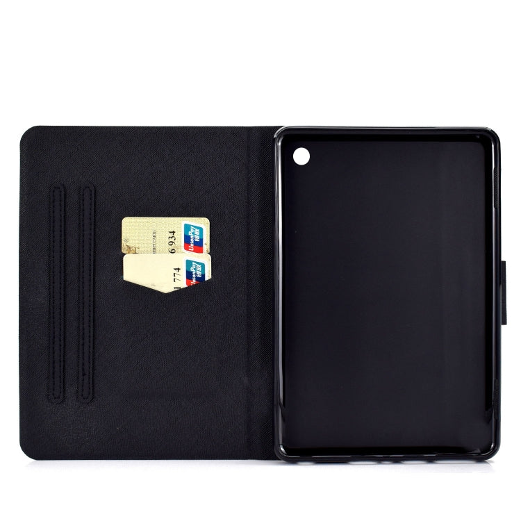 For Amazon Kindle Fire 7 2022 Electric Horizontal Flat Painted Leather Tablet Case(Foundation English) - Amazon by PMC TechLife | Online Shopping South Africa | PMC TechLife | Buy Now Pay Later Mobicred
