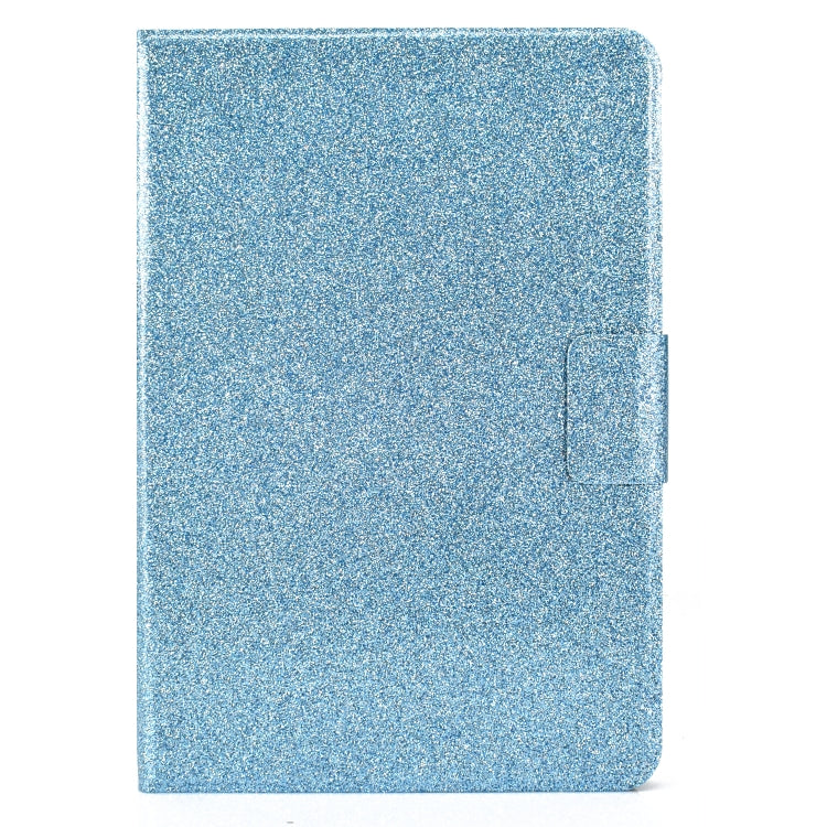 For Amazon Kindle Fire 7 2022 Varnish Glitter Powder Smart Leather Tablet Case(Blue) - Amazon by PMC TechLife | Online Shopping South Africa | PMC TechLife | Buy Now Pay Later Mobicred