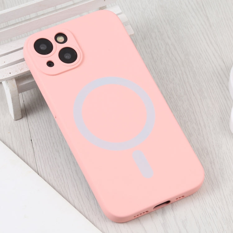 For iPhone 14 Liquid Silicone Magsafe Phone Case (Pink) - iPhone 14 Cases by PMC Jewellery | Online Shopping South Africa | PMC Jewellery