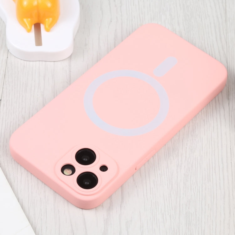 For iPhone 14 Liquid Silicone Magsafe Phone Case (Pink) - iPhone 14 Cases by PMC TechLife | Online Shopping South Africa | PMC TechLife