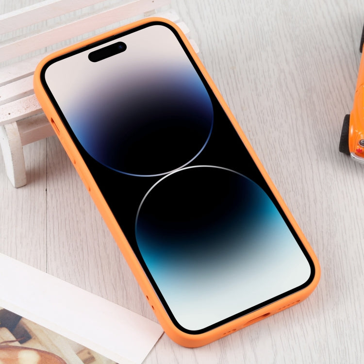 For iPhone 14 Pro Liquid Silicone Magsafe Phone Case (Yellow) - iPhone 14 Pro Cases by PMC TechLife | Online Shopping South Africa | PMC TechLife