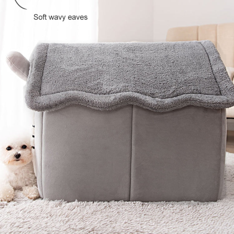 House Type Universal Removable and Washable Pet Dog Cat Bed Pet Supplies, Size:S(Grey Igloo) - Beds by PMC TechLife | Online Shopping South Africa | PMC TechLife | Buy Now Pay Later Mobicred