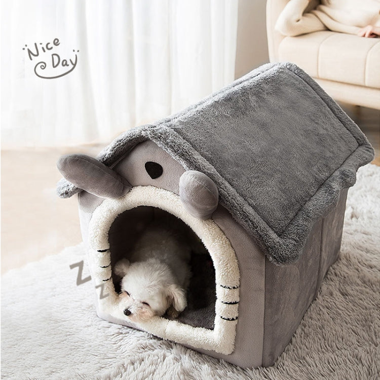 House Type Universal Removable and Washable Pet Dog Cat Bed Pet Supplies, Size:L(Grey Igloo) - Pet Houses & Accessories by PMC TechLife | Online Shopping South Africa | PMC TechLife | Buy Now Pay Later Mobicred