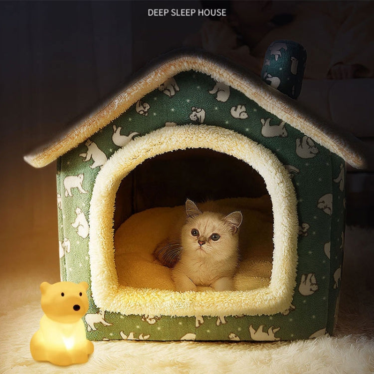 House Type Universal Removable and Washable Pet Dog Cat Bed Pet Supplies, Size:L(Yellow Chick) - Beds by PMC TechLife | Online Shopping South Africa | PMC TechLife | Buy Now Pay Later Mobicred