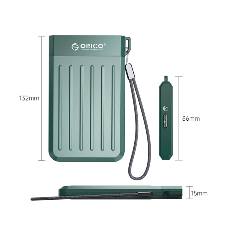 ORICO M25U3-GY 2.5 inch USB 3.0 Micro-B Hard Drive Enclosure(Grey) - free shipping - PMC Jewellery - Order now!