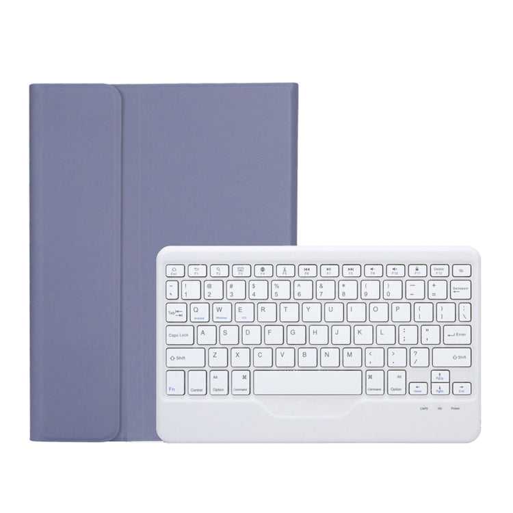 OP12-B Lambskin Texture Ultra-thin Bluetooth Keyboard Leather Case For OPPO Pad Air 10.4 inch(Purple) - free shipping - PMC TechLife - Order now!