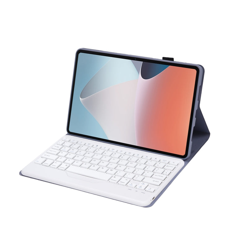 OP12-B Lambskin Texture Ultra-thin Bluetooth Keyboard Leather Case For OPPO Pad Air 10.4 inch(Purple) - free shipping - PMC TechLife - Order now!