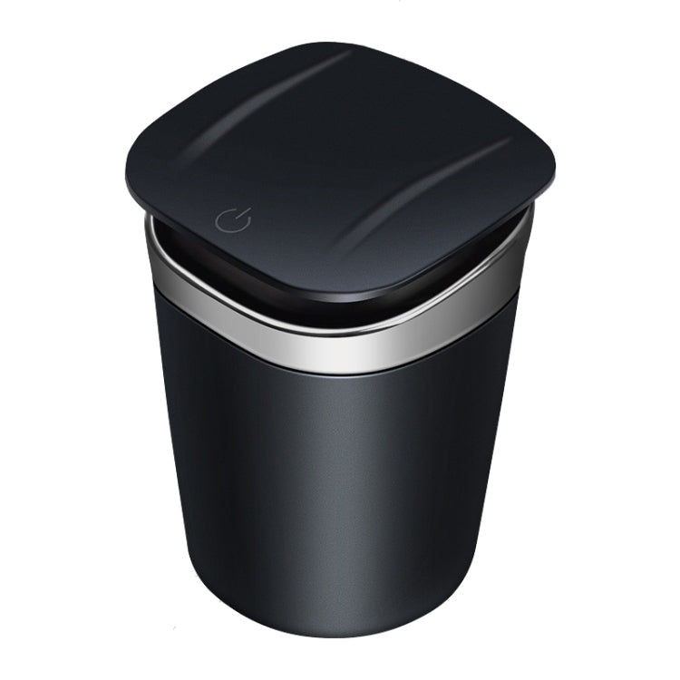 Car Portable Metal Ashtray Built-in LED(Silver) - Ashtrays by PMC Jewellery | Online Shopping South Africa | PMC Jewellery | Buy Now Pay Later Mobicred